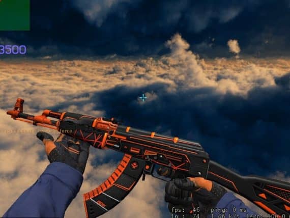 AK-47 Obstacle модель оружия для CS:S